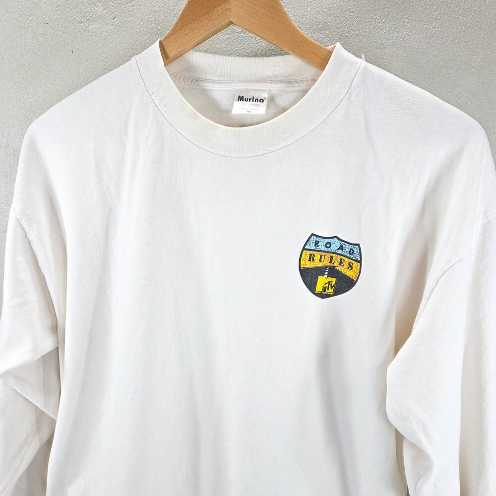 Vintage 90s MTV Road Rules Citra Promo Long Sleeve Tee Sz XL